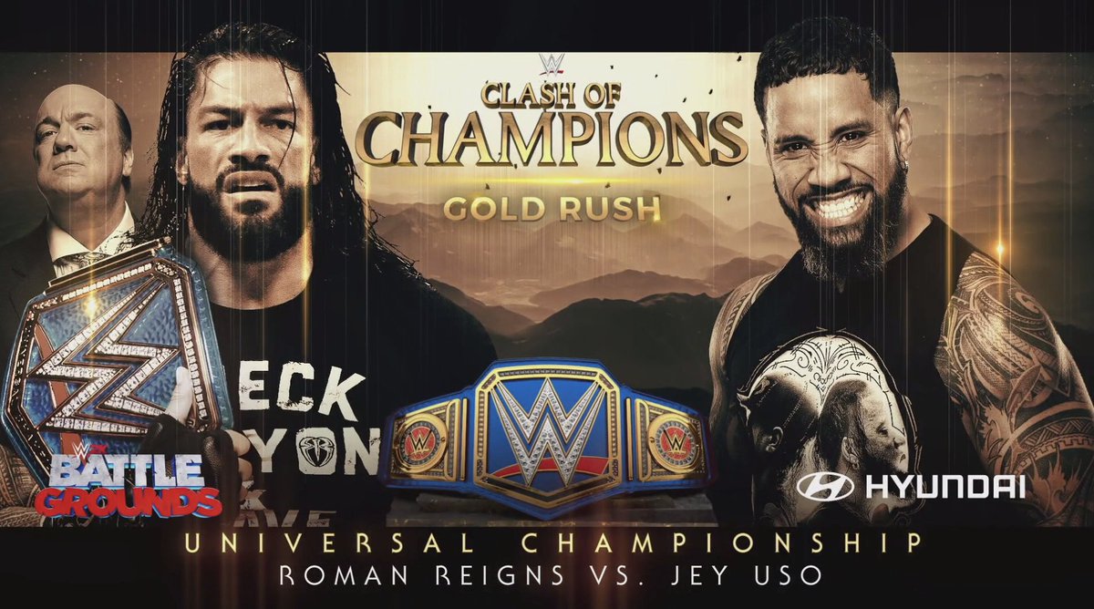 ClubWWE's tweet photo. TONIGHT at #WWEClash...

🏆 #WWERaw #WomensChampion @WWEAsuka vs. @Zelina_VegaWWE 

🏆 @JEFFHARDYBRAND vs. @AJStylesOrg vs. @SamiZayn #ICTitle #LadderMatch

🏆 #WWEChampion @DMcIntyreWWE vs. @RandyOrton #AmbulanceMatch 

🏆 #UniversalChampion @WWERomanReigns vs. Jey @WWEUsos https://t.co/VmR6n9ZLFV