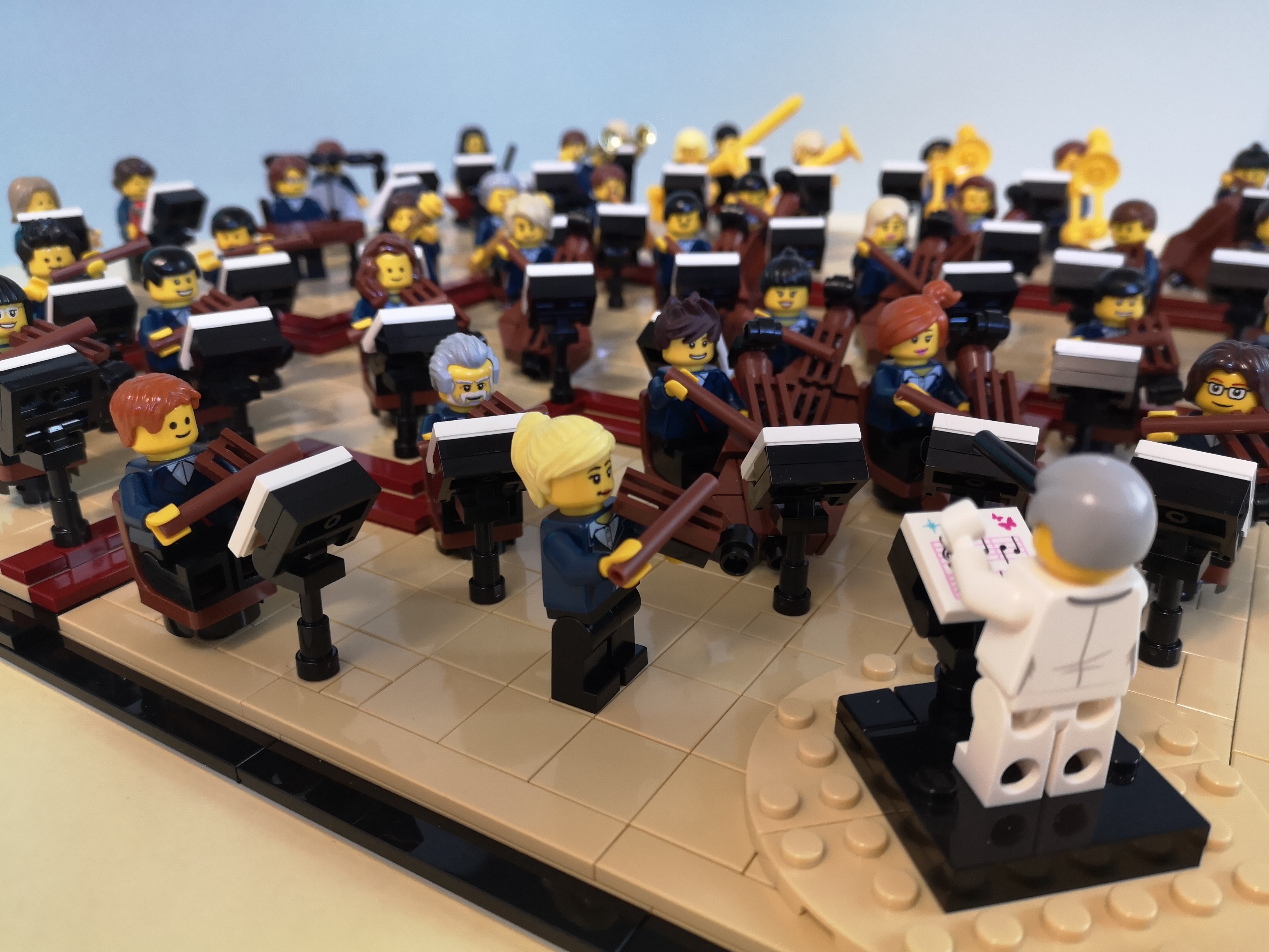 Le Stade Abbé-Deschamps reproduit en Lego® par un fan de l'AJA