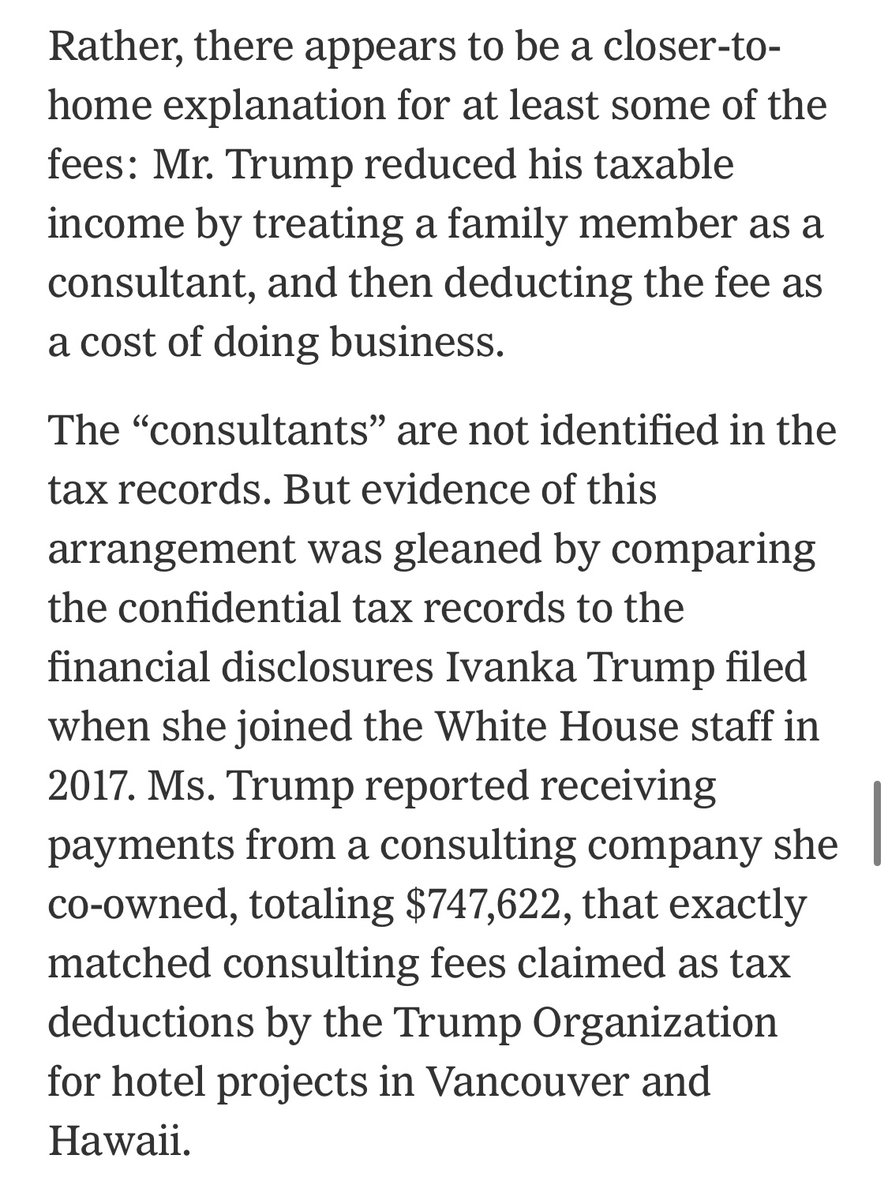 . @IvankaTrump, who oversaw the crooked dealings at Trump’s Azerbaijan property, appears to have been part of one of the efforts to con the IRS: