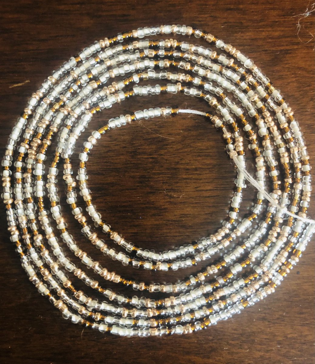 plantbae1's tweet photo. These beautiful sets are clear and neutral. My beads are “permanent” (meaning they shrink with your waist) or you can remove them at any time with the clasp. https://t.co/aMyEnweAwJ