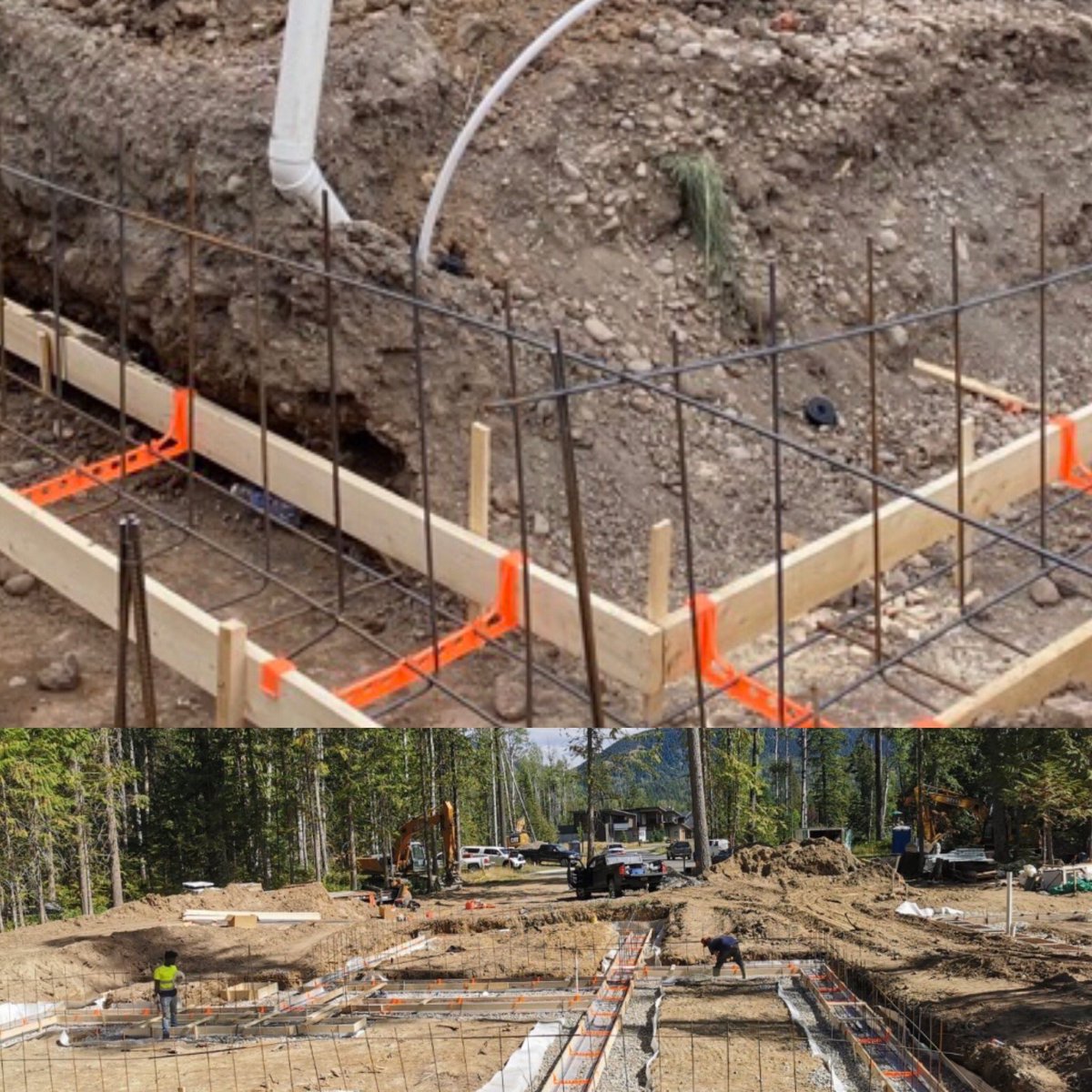 Accufooting's tweet photo. #rebar dowels with #accufooting easy quick no measuring. Great for #ICF #construction. #concrete #footings #footers @CHBABC @ICFBuilderMag @concretealberta @nrmca #icf #building #inspectors #engineering #architects #drafting @PCA_Daily @CHBASO https://t.co/Zd8OSaOo55