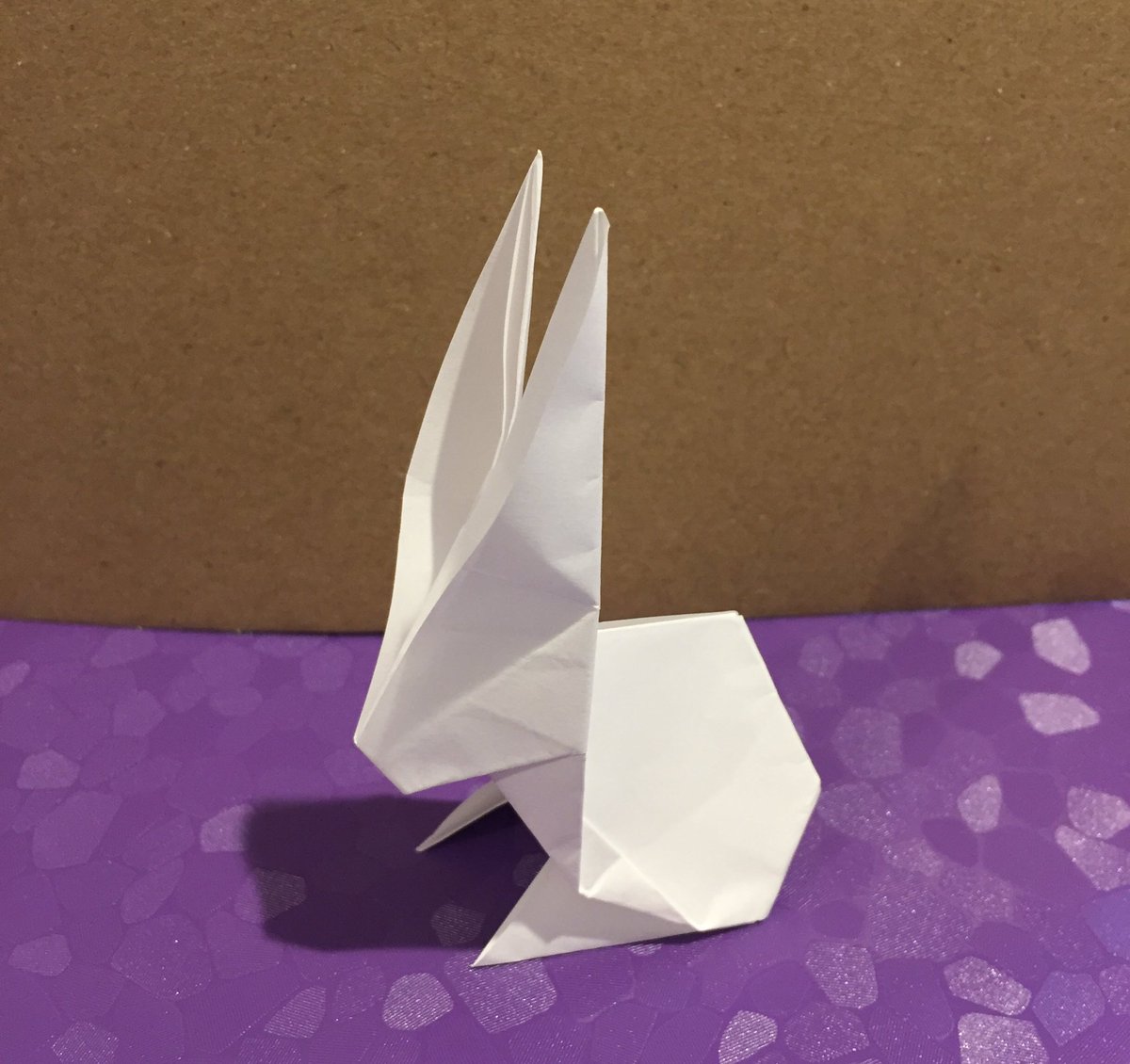 keikoinboston's tweet photo. Made rabbits 🐇🐇 at #OrigaMIT while they were going over basic bases for beginners. This one reminds me of a jackalope. 😂 #origami https://t.co/KWRbA3yc7P