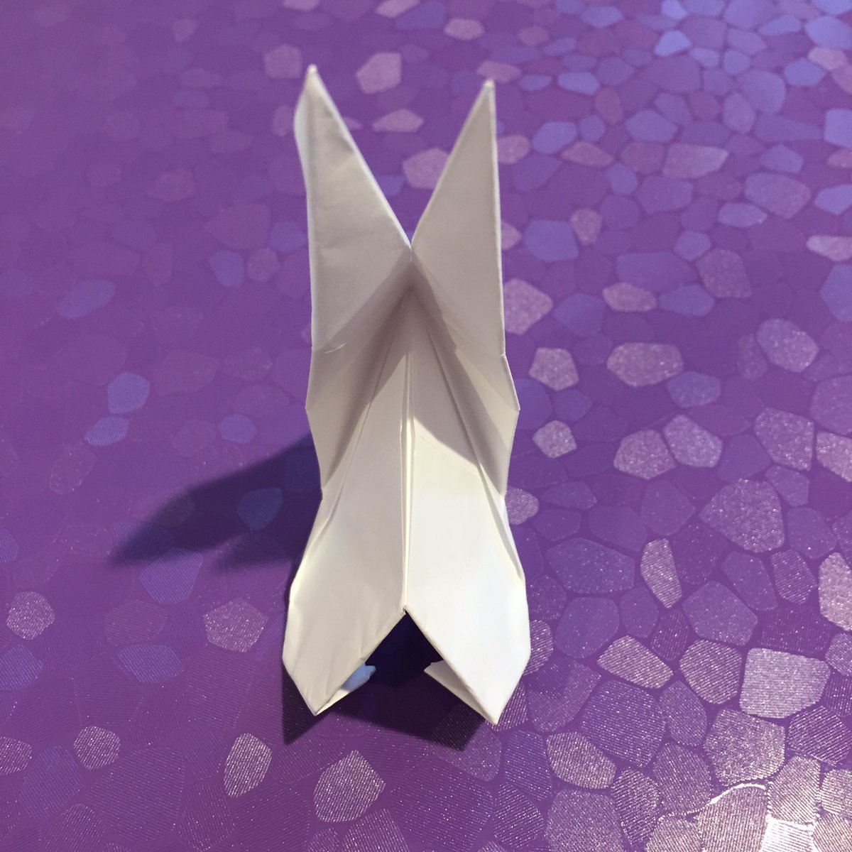 keikoinboston's tweet photo. Made rabbits 🐇🐇 at #OrigaMIT while they were going over basic bases for beginners. This one reminds me of a jackalope. 😂 #origami https://t.co/KWRbA3yc7P