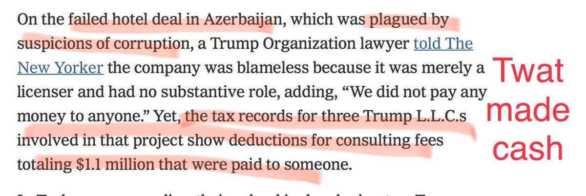 7/ The corruption “suspicions” are hard evidence of laundering for IRG - a terror org, as confirmed by the Trump Org itself.