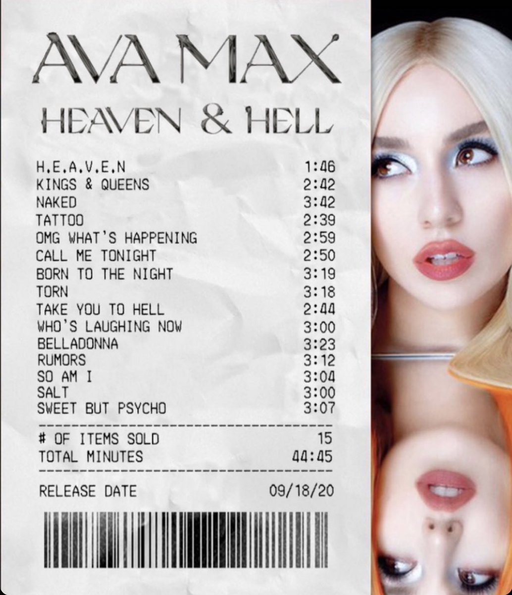 Ava max take you to hell