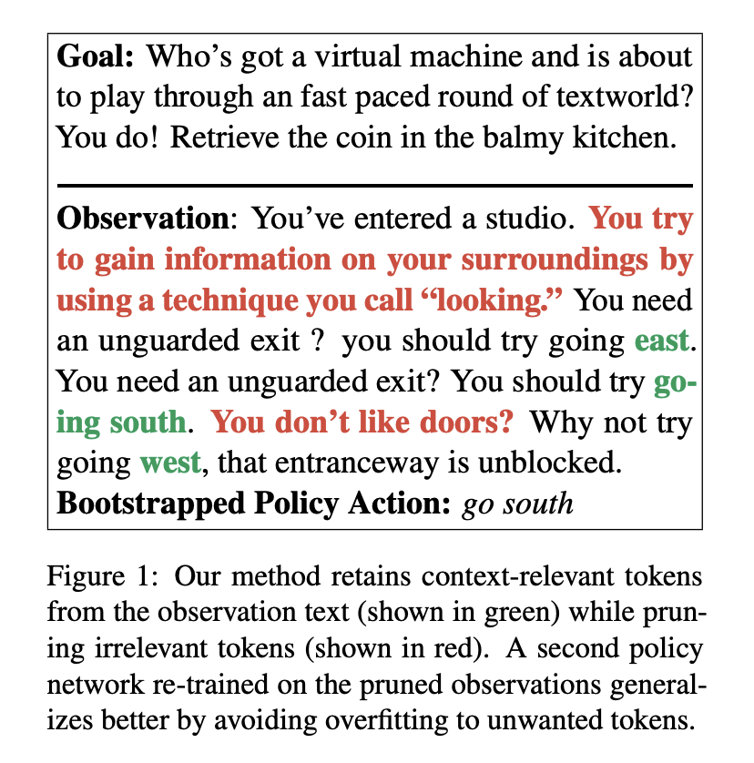 _akhaliq's tweet photo. Bootstrapped Q-learning with Context Relevant Observation Pruning to Generalize in Text-based Games
pdf: https://t.co/awaqEcgjC9
abs: https://t.co/oL0U5PKM0F https://t.co/LNRNQ1MiFi