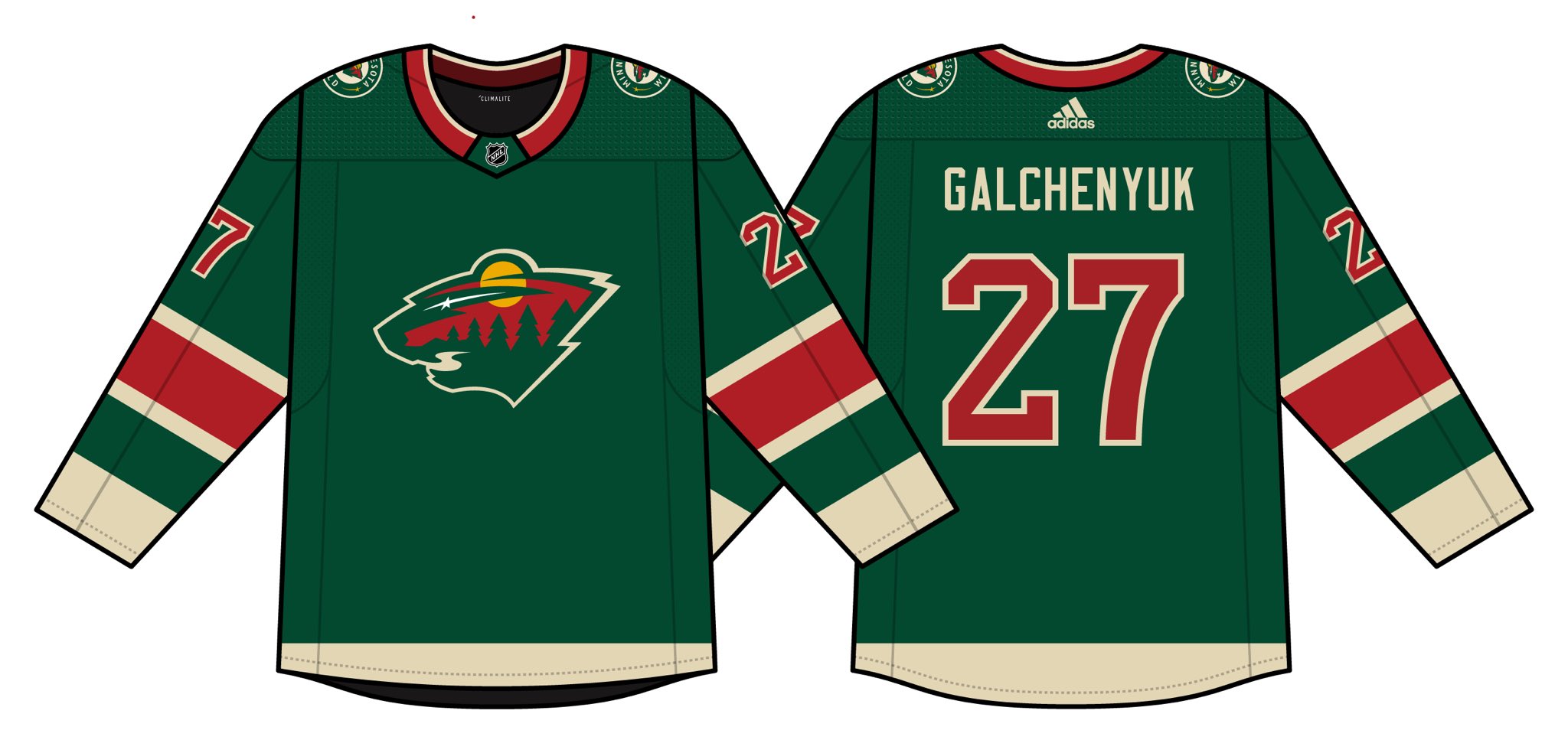 Minnesota wild hotsell concept jersey