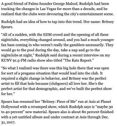 In this article around the opening of Britney's Vegas residency, Larry said he doesn't really have a job description as Britney's manager and admitted they "don't agree on everything."  #FreeBritney