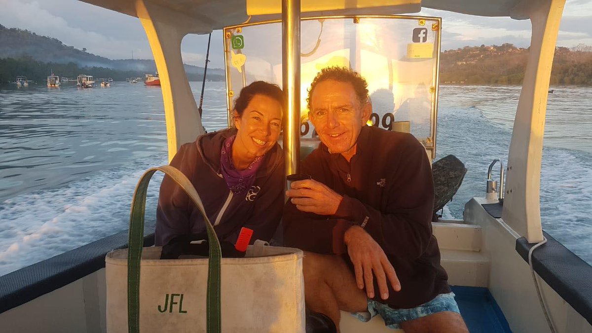 What a great way to start your morning; hot coffee and scuba diving! It was great to have JL and Rachel out on the boat with us for some Mola action! #Sun #Sunrise #Sunset #Boat #Boatlife #LivingTheDream #ScubaDiving #Scuba #Sunfish #Mola #Explore #Bali #Lembongan #Adventure