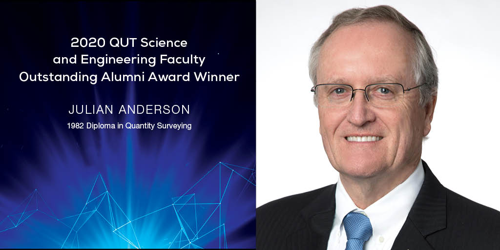 QUT (@qut) on Twitter photo Congratulations to @QUTSciEng Outstanding Alumnus of the Year, Julian Anderson! Julian is a highly regarded international leader in quantity surveying and cost engineering with a career spanning over 40 years with <a href="/rlbamericas/">RiderLevettBucknall</a>: bddy.me/345nKde #QUTOAA #QUT @QUTAlumni Congratulations to @QUTSciEng Outstanding Alumnus of the Year, Julian Anderson! Julian is a highly regarded international leader in quantity surveying and cost engineering with a career spanning over 40 years with <a href="/rlbamericas/">RiderLevettBucknall</a>: bddy.me/345nKde #QUTOAA #QUT @QUTAlumni