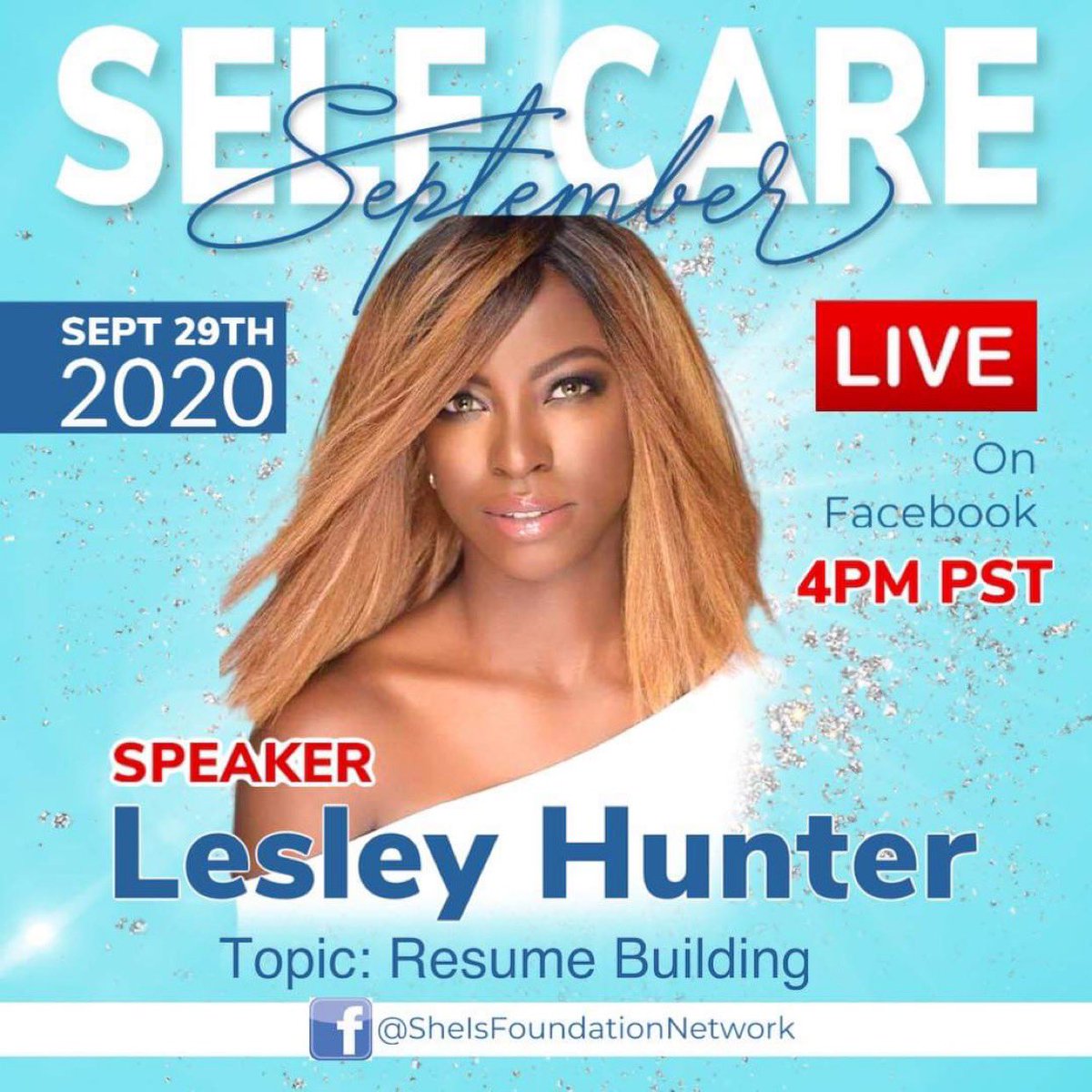 ResumeMakeover1's tweet photo. Resume Makeover’s President, Lesley Hunter, is looking forward to discussing #ResumeBuilding on Facebook Live ( @SheIsFoundationNetwork on Facebook) this Tuesday September 29 at 4 pm PST 😊
#resumehelp #resumewriter #facebooklive #jobsearch #womenempowerment #selfcareseptember https://t.co/QgykVPO8Ub
