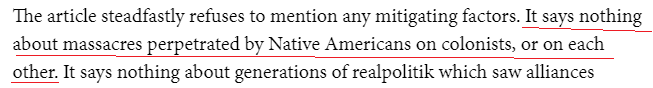 I covered the last bit. As for the former, I mourn for the innocent settlers who murdered. But, those weren't cases of genocidal violence 99.9% of the time. You can't say that the other way. /65