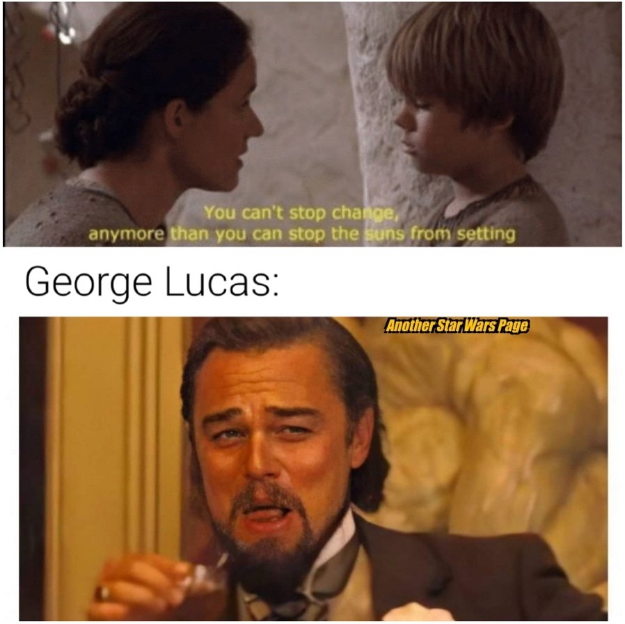 anotherswpage's tweet photo. What's the most cringeworthy thing from the prequels?

#starwars #starwarsmemes #redditmemes #anotherstarwarspage https://t.co/HoC88KS90I