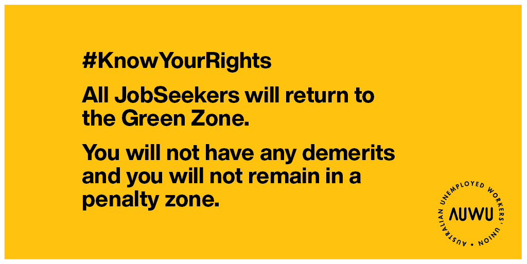 Good news: if you had received demerits or were in a penalty zone before 'mutual' obligations were suspended, these have been reset.  #KnowYourRights