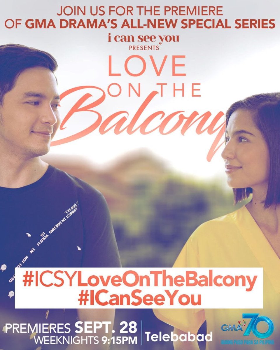 Tara na't maki-party! 'Wag palalampasin ang #ICSYLoveOnTheBalcony ngayong gabi sa GMA Network! 😍  

#ICanSeeYou