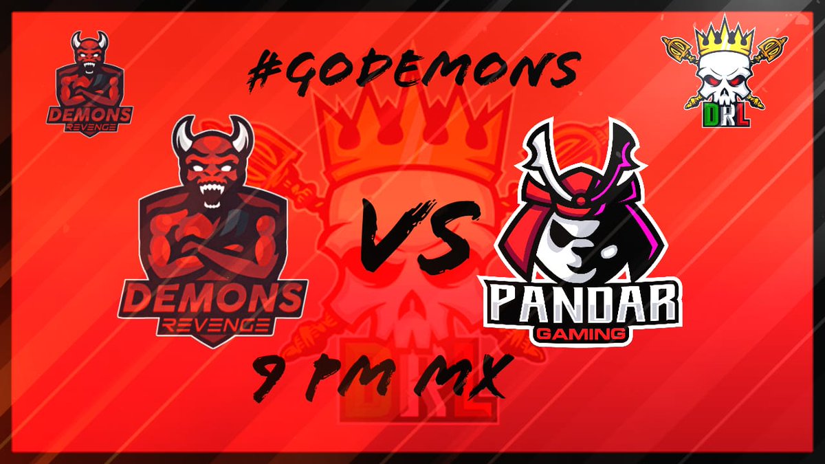 #PARTIDO

El día de hoy jugaremos nuestro primer partido frente a un gran equipo.

🏆 <a href="/AscensoDRL/">Ascenso DRL México 🇲🇽</a>
⏱️9pm🇲🇽
🆚 <a href="/PandarGamingGG/">Pandar Gaming🐼</a> 

#GoDemonsR