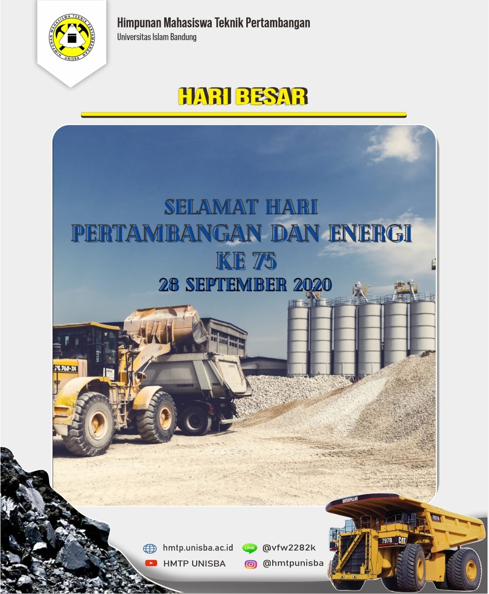 [HARI JADI PERTAMBANGAN &amp; ENERGI KE 75]

Selamat Hari Jadi Pertambangan dan Energi Nasional ke 75. Maju terus sektor pertambangan dan energi Indonesia!

______________

MEDINFO
KABINET SADAR

Hidup Tambang!
Kuat Tambang!
Jaya Tambang!

#TauladanDalamDedikasi