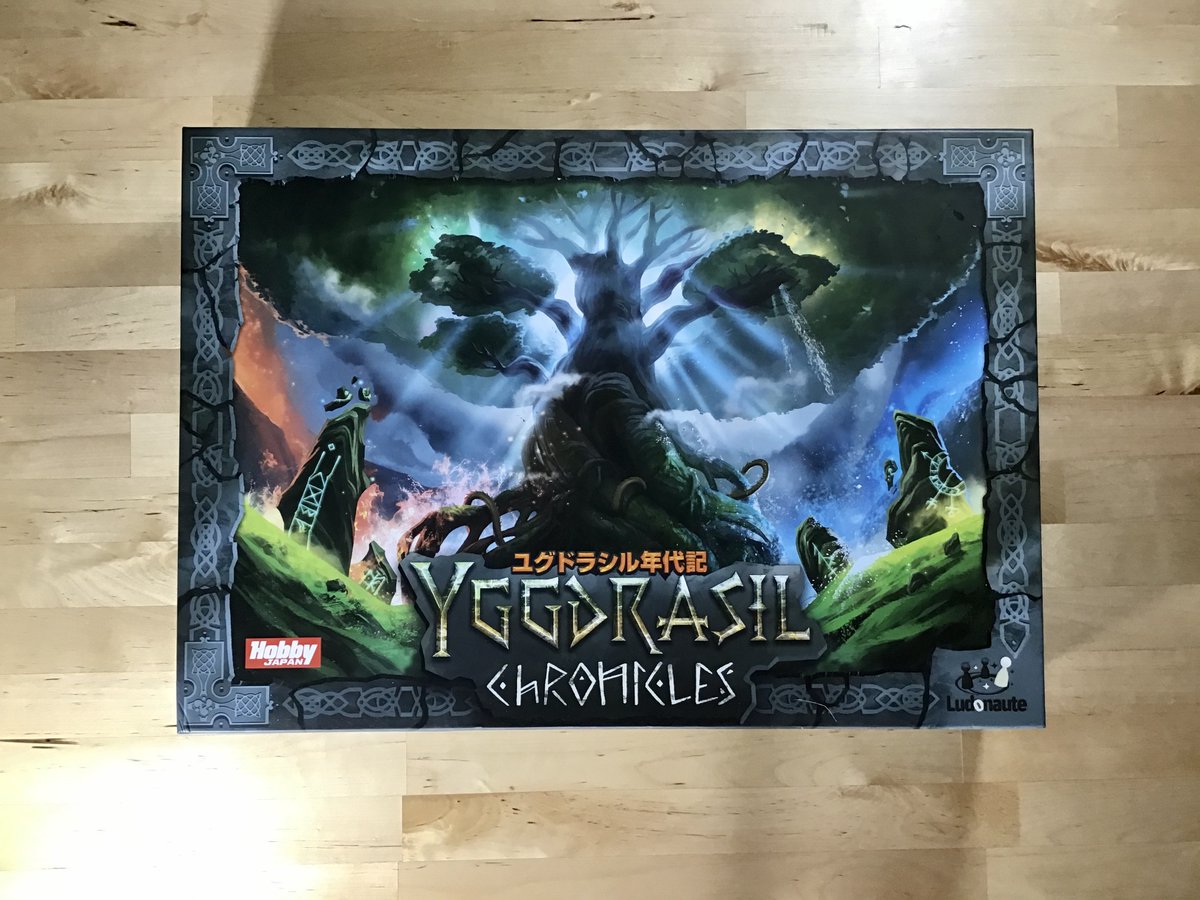 Yggdrasil Chronicles is a long awaited re-imagining of the co-op Yggdrasil. This includes a saga book with a multi-game campaign and quite a few mechanical differences from the original.Plus a ginormous 3D tree (not assembled in the pictures). @ludonaute