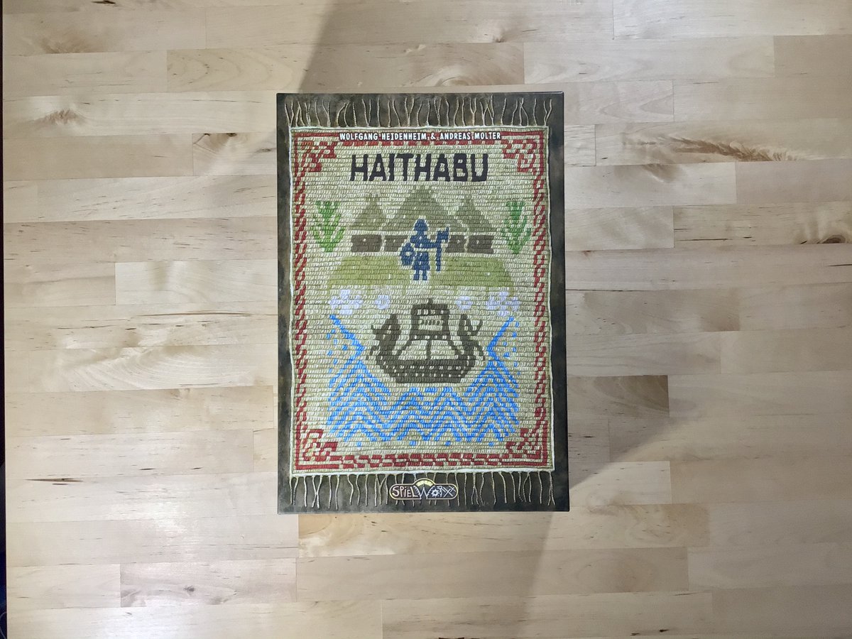 In Haithabu, you are viking traders living through the end of the Early Middle Ages. Players take turns performing individual actions on a rondel and must react to market price changes and event dice that can cause complications. @ulible