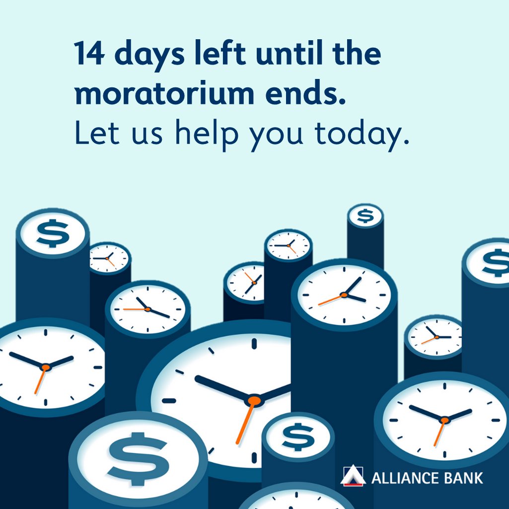 Alliance bank moratorium extension 2021