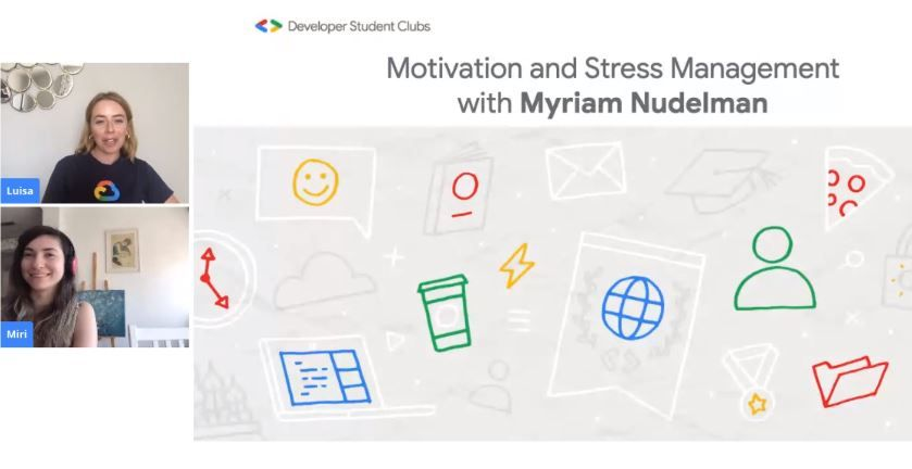 SpaceMirin's tweet photo. Huge thank you to @EricaKHanson & @KlaudiaMironiuk from @Google for inviting me to speak in this year's #DeveloperStudentClubs Summit Europe.
Good to be part of the @googledevs Family!
Here's my talk: https://t.co/MMUtzK22md
#DSCsummitEU #DSCatHome https://t.co/uUsjWZyT2F