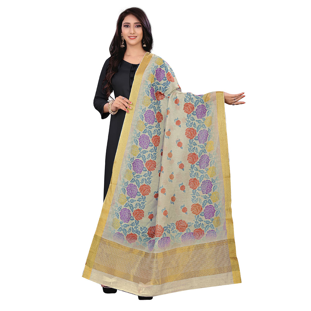 TextileNow's tweet photo. These dupattas are #decorated with gold zari border and pallu with floral motifs which is digitally printed. You can pair this dupatta with kurti,suits andlehenga.#textilenow #dupattalove #silk #suit #salwarsuits #shopping #sarees #dressmaterials #handmade #kurtis #handloom https://t.co/zb9sR8pJCe