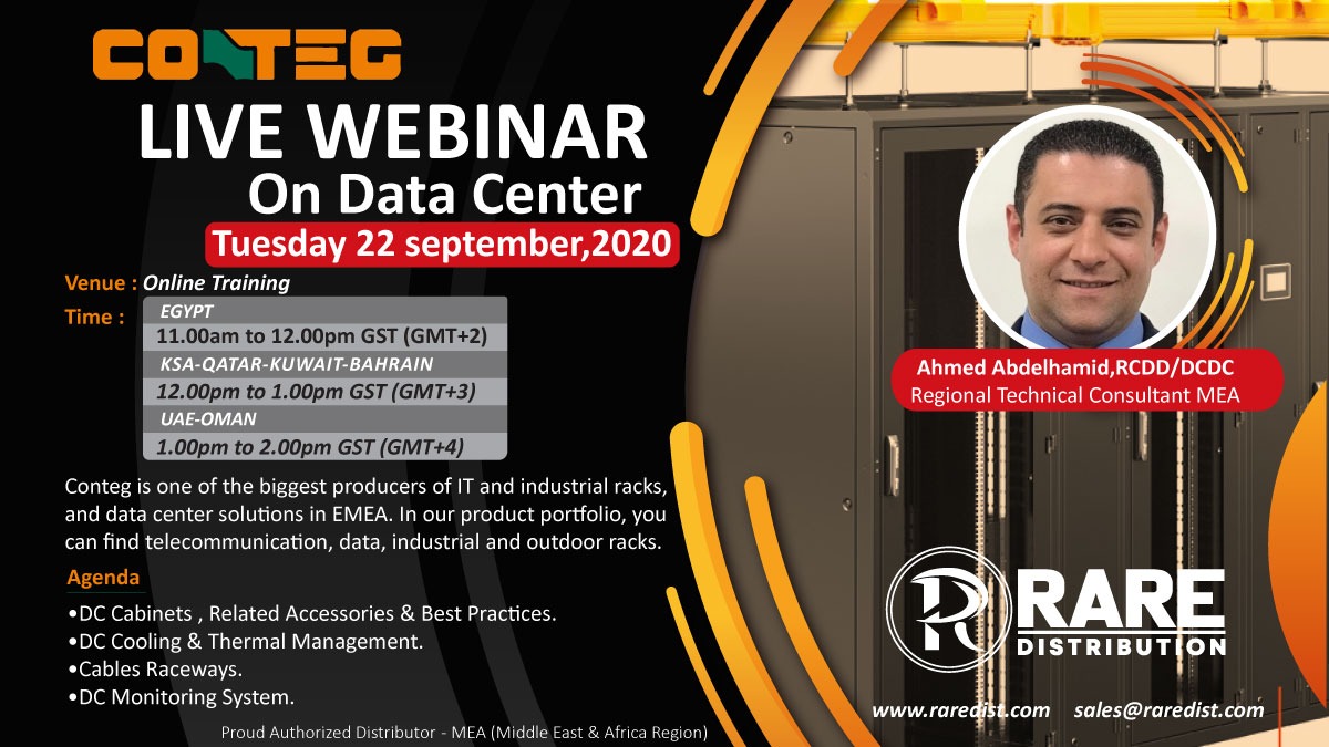 RareDist's tweet photo. CONTEG Live Webinar on Data Center Solutions.

Register Now : https://t.co/ApcfYkkzSX

#raredistribution #raredist #conteg #datacenter #datacentre #webinar #omandatacenter #datacentersolutions #datacenterarchitecture #egypt #gccprojects #sensors https://t.co/MhwcSq79LJ