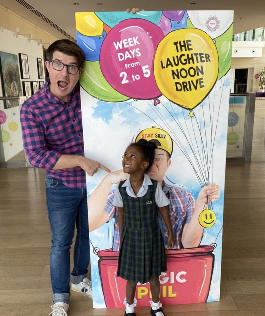 The smiles on your faces, is a job well done!!! #dubaikids #radio #magicphil 🎙🎵<a href="/PearlFMUAE/">Pearl FM</a>