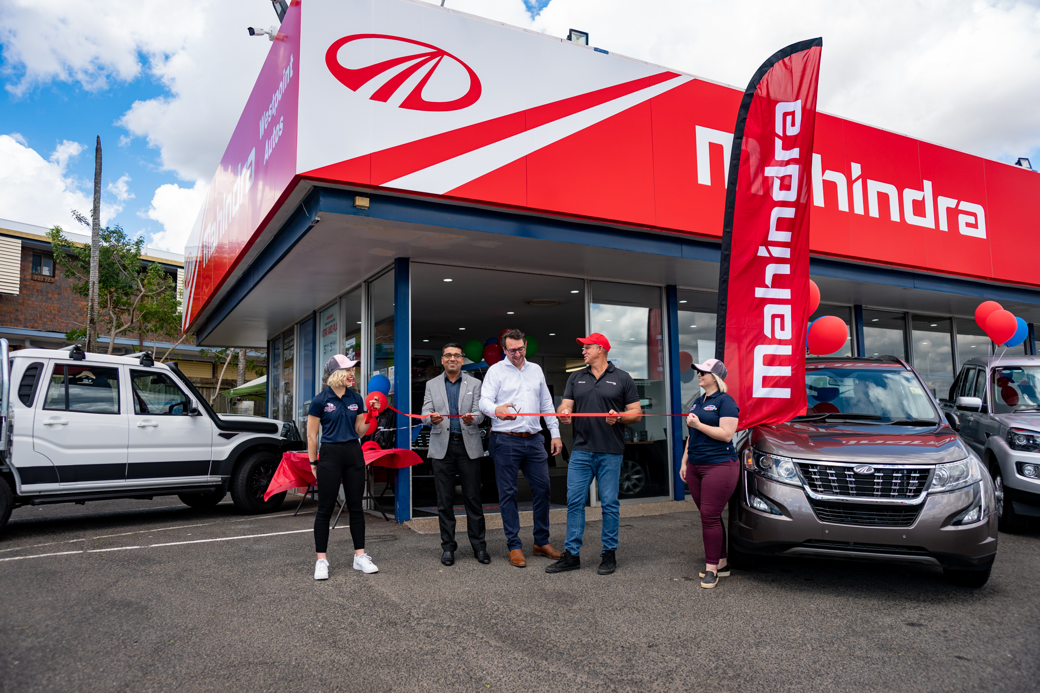 Mahindra Australia on Twitter aboard Brisbane