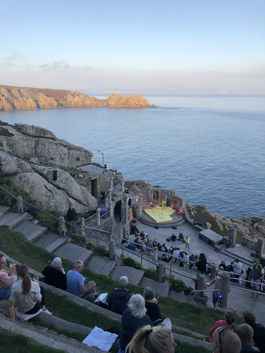 First theatre trip in 6 months - what a beautiful setting. Great 1st night from #waylonjacobs #emmakingston #thelastfiveyears @minacktheatre