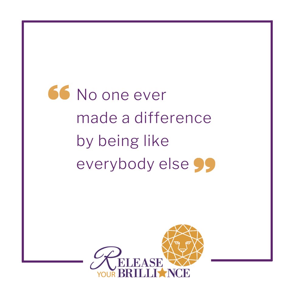 Never be afraid to be who you want to be and release your true inner brilliance 💜🧡

#ReleaseYourBrilliance