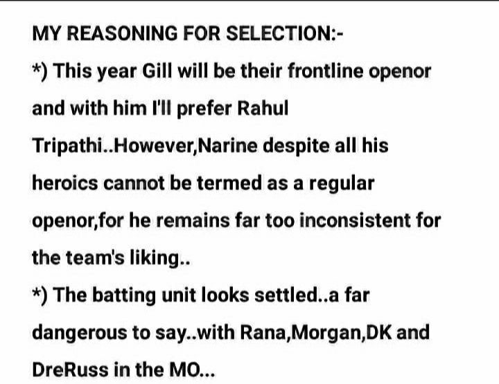  #KKRHaiTaiyaar   yes... #amikkr fans.. it's all about your team today..my take on KKR looks ahead of this  #Dream11IPL2020 ...do read and enjoy this piece...feedbacks are appreciated..