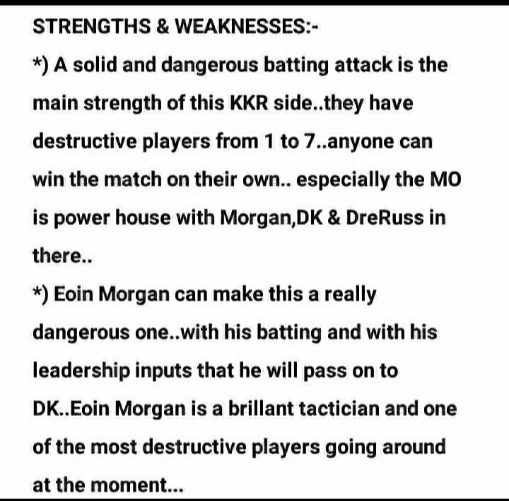  #KKRHaiTaiyaar   yes... #amikkr fans.. it's all about your team today..my take on KKR looks ahead of this  #Dream11IPL2020 ...do read and enjoy this piece...feedbacks are appreciated..