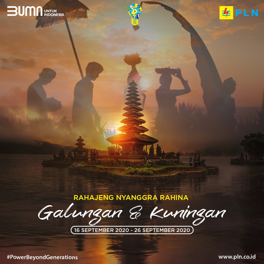 _pln_id's tweet photo. Kehidupan ini penuh dengan seribu kebahagiaan. Namun, untuk mencapainya diperlukan seribu pengorbanan. Teruslah bekerja dan berkarya di jalan dharma. 
#PowerBeyondGenerations
#HariRayaGalungandanKuningan https://t.co/syWDUQemNX
