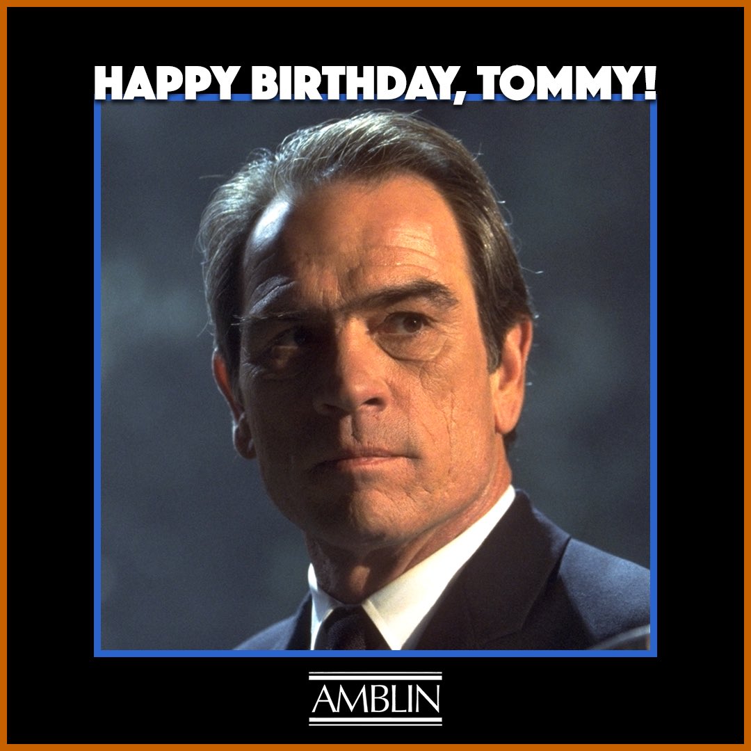 Happy birthday Tommy Lee Jones. Loved your role in Volcano 