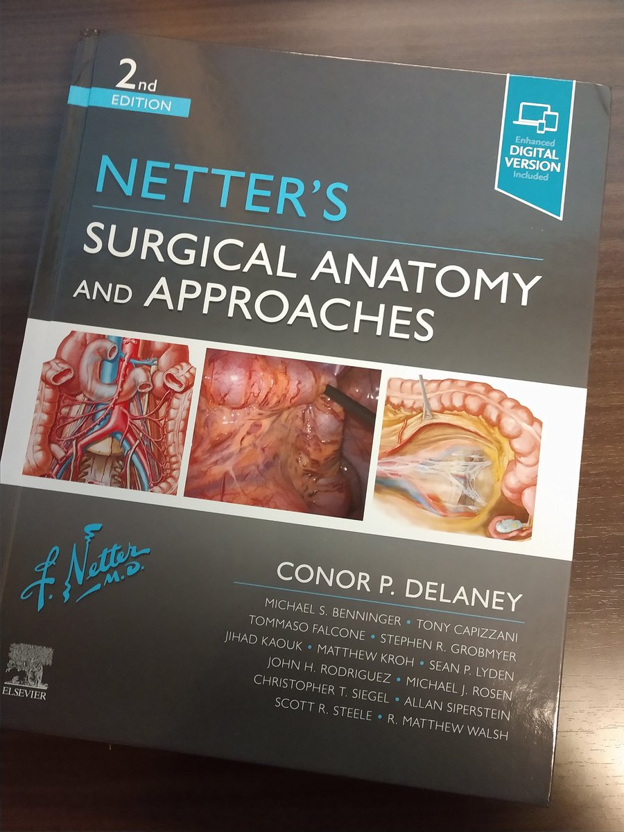 Order your copy of the newest #Netters #surgicalanatomy textbook today! Thanks to <a href="/ElsevierConnect/">Elsevier</a>  <a href="/ConorDelaneyMD/">Conor Delaney</a> <a href="/grobmys/">Stephen Grobmyer</a> for the opportunity to contribute!