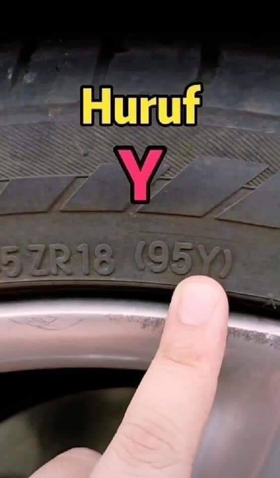 redzuanNewsMPB's tweet photo. Bagi yang belum tahu 👇

Kod speed index kat tayar, sebelum tekan minyak tu mohon semak dulu sesuai atau tidak dengan kelajuan.

Sumber : Gila Kereta https://t.co/jhxBhKpYK5