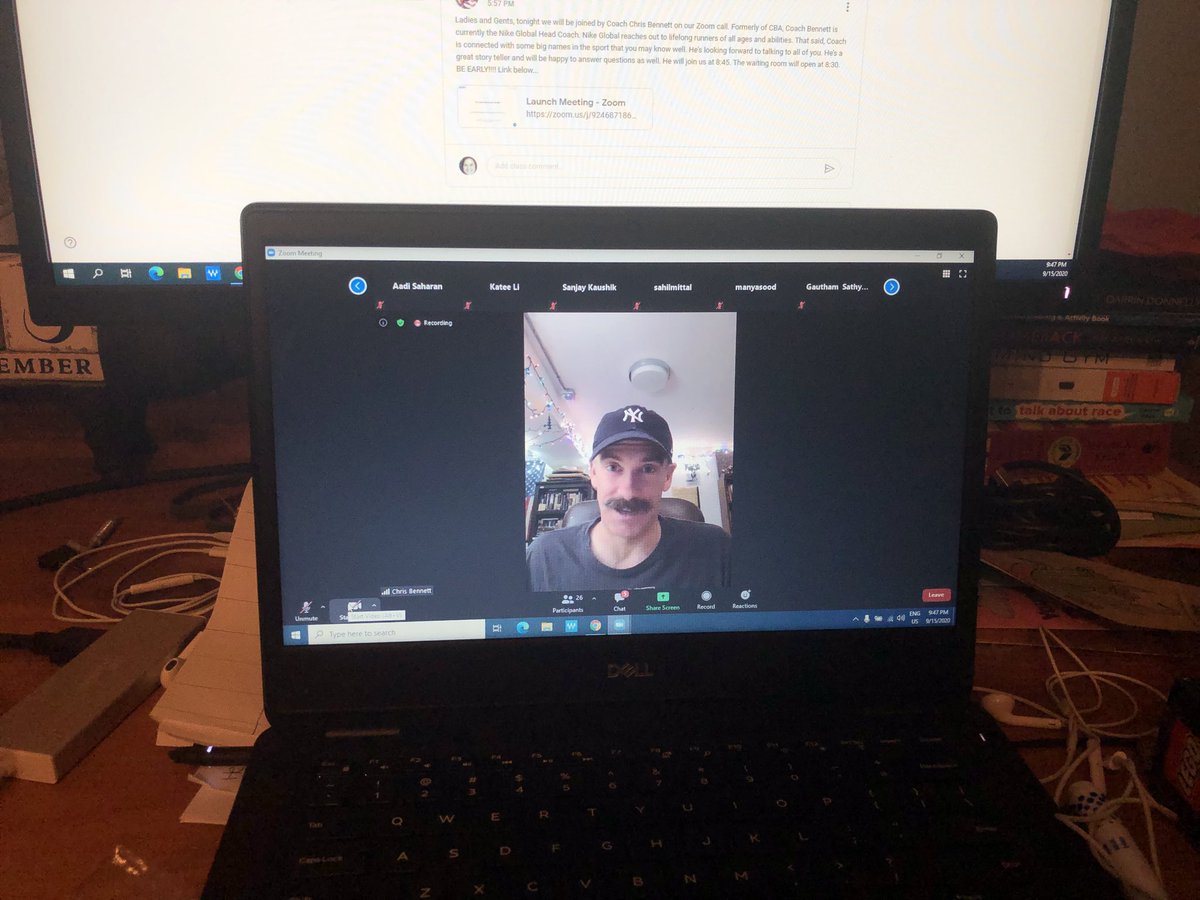 Thank you ⁦<a href="/KnightTFXC/">Coach Gould</a>⁩ for the inspiring talk by Chris Bennett! What a great conversation on overcoming challenges ⁦<a href="/WWP_Schools/">WW-P School District</a>⁩