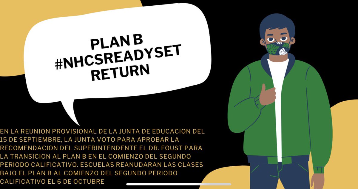 Junta de Educación del Condado de New Hanover County para la transición de NHCS al Plan B #nhcschat #nhcsreadysetreturn

nhcs.net/about-us/news/…