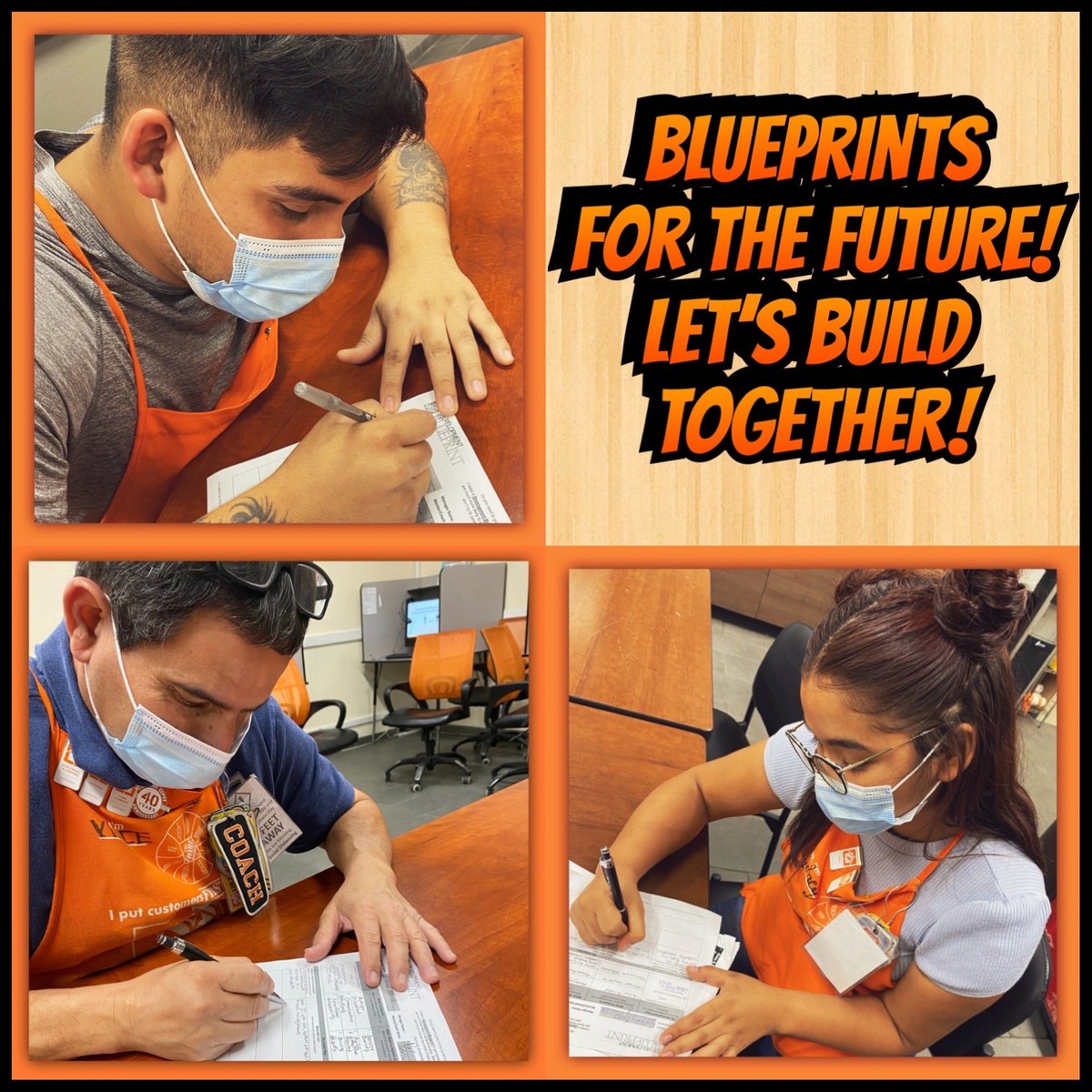 Building with Juan, Vince &amp; Sydney on Blueprints for the their future! Very humbled to be given the opportunity to help future leaders and mentor them to see their goals come to fruition is a task I welcome with open arms!! #BuildingStrongRelationships #PowerOfTheGulf #LetsDoThis