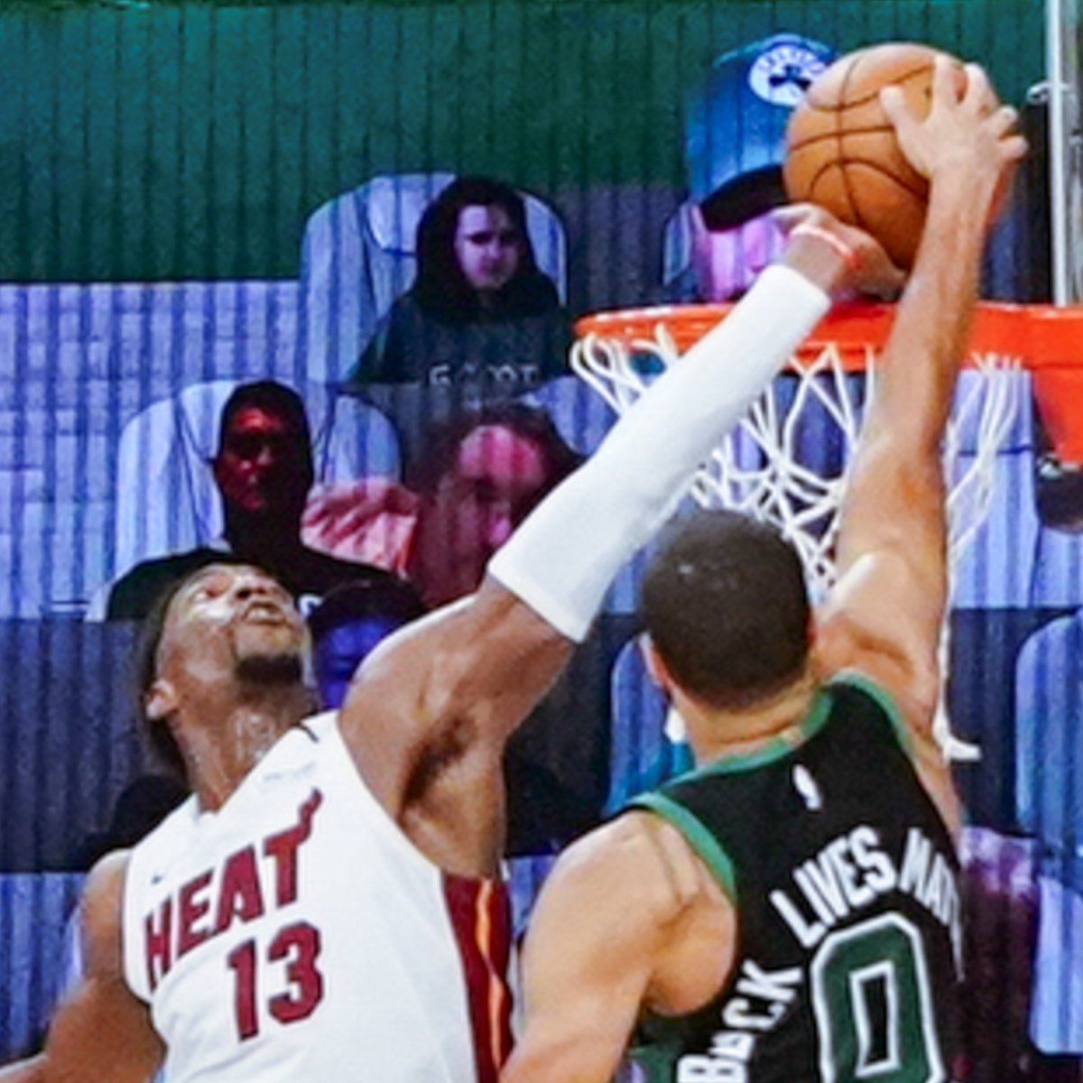 MiamiHEAT's tweet photo. This how we prefer our game winners go. 

#HEATCulture https://t.co/xZeWogv0E3