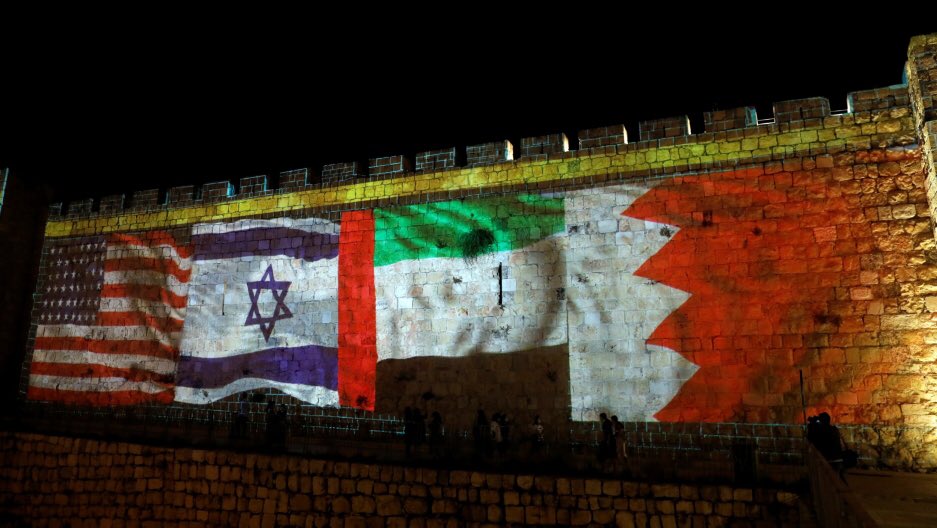 abraham_accords's tweet photo. Celebrating peace in the Middle East. 

#AbrahamAccords #PeaceInTheMiddleEast https://t.co/qp5MeV3vbP