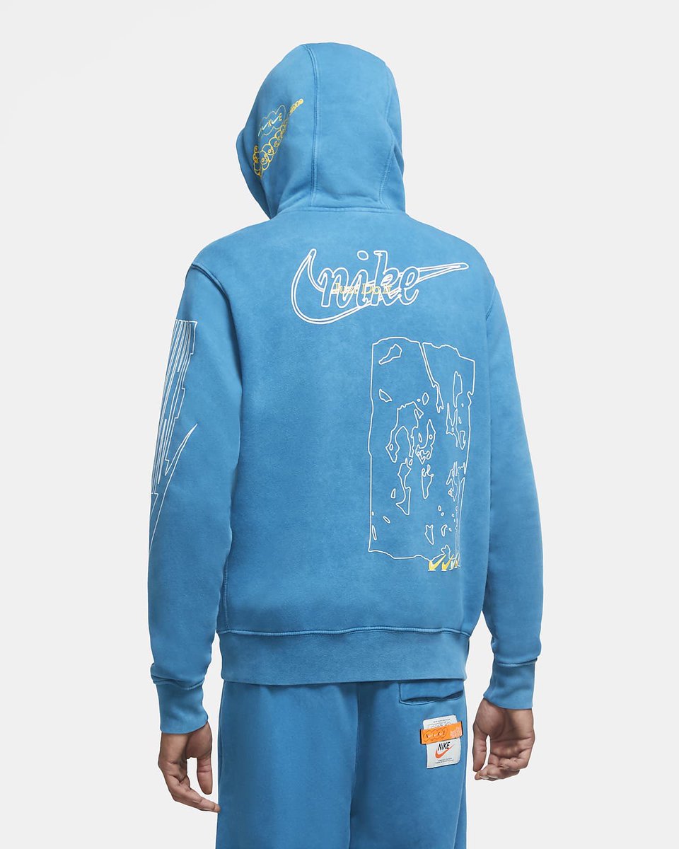 nike sportswear hoodie green