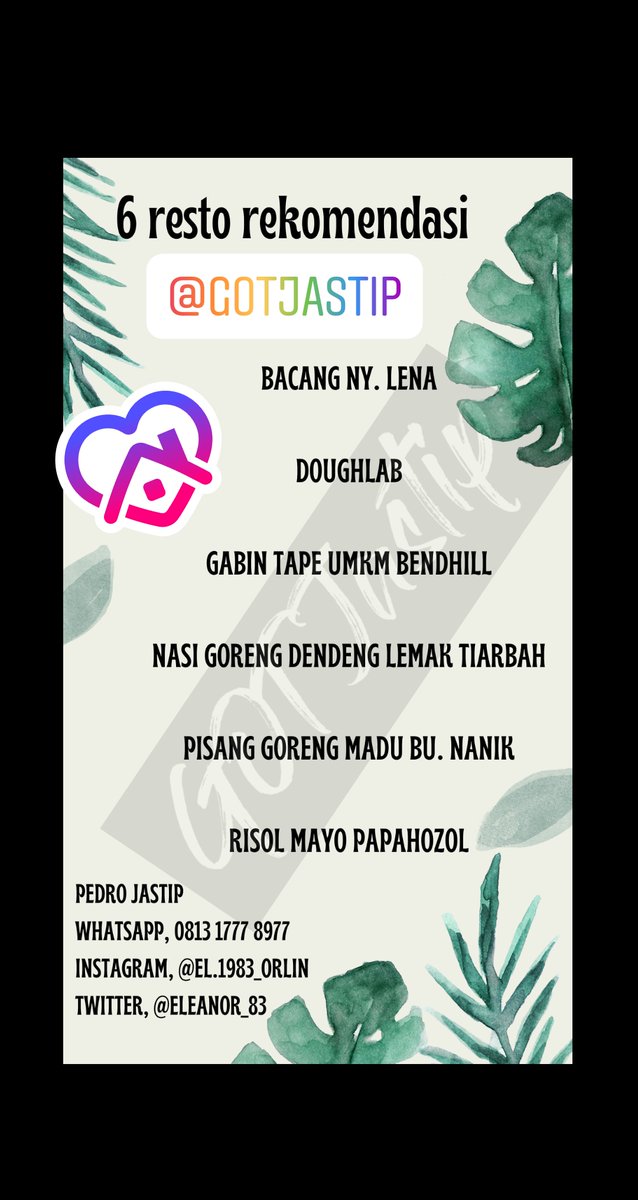 Ikan Hiu makan Tomat
Hayuk jajan jamaah <a href="/drhaltekehalte/">dari halte ke halte</a> yg terhormat, 
Balad aing yes🎉

Banyak jajan✨
diantar kerumah dg 1 fee ongkir murah ✨
Free Tote bag kece lagi✨

Ready Everyday 4listing
wa.me/6281317778877
Kemon kuy

Jaktim &amp; Bekasi 🎉🎉🎉

#jastipdhkh
#gotjastip