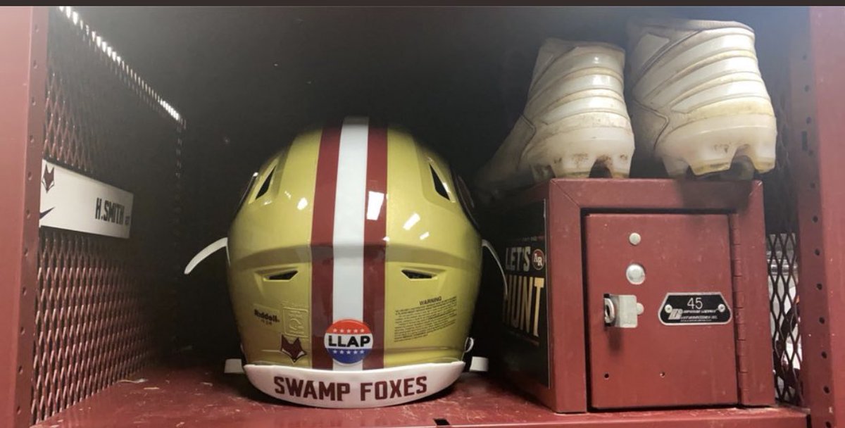<a href="/SwampFoxesFB/">Ashley Ridge Football</a> set to remember 
Amari President, a 16-year-old student leader and athlete who was active in local and national politics — even stumping for former Vice President Joe Biden who passed away in August with a #LLAP sticker on the back of the helmet this year. 

🕊 🙏