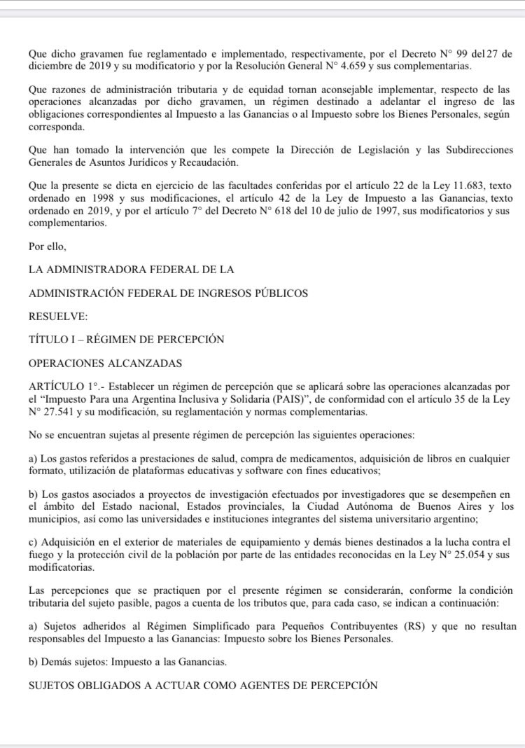 BlogDelContador's tweet photo. 🔴ÚLTIMO | RG 4815 AFIP. Pago a cuenta del 35% en Ganancias y Bienes Personales. Mañana en BO. https://t.co/TTBN6YvgNY