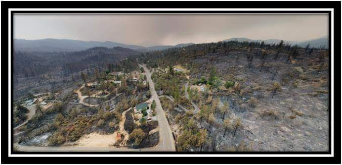 This 2018 photo of my neighborhood was taken before the  #CarrFire was contained. Those of us who have come to use the word "our" instead of "the" in front of the word "fire" are a quickly growing community.