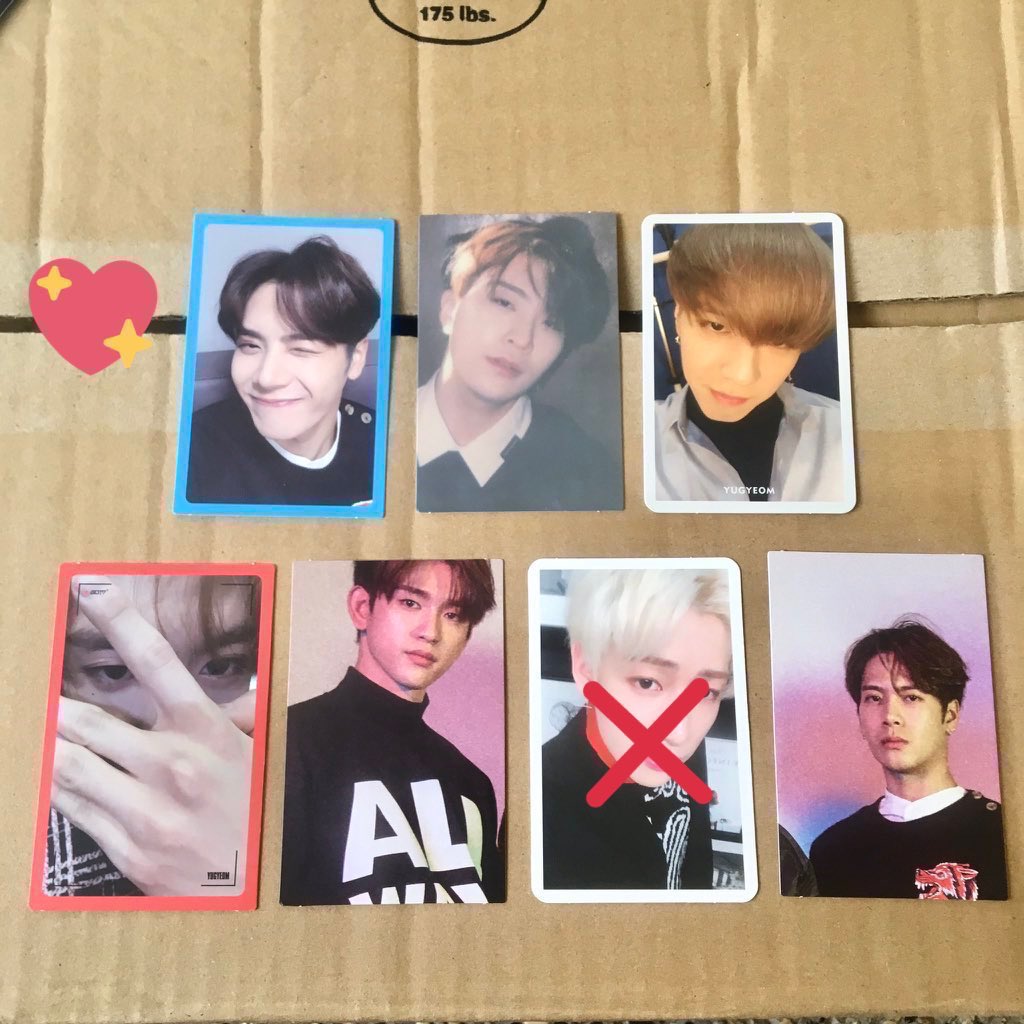 wts/lfbgot7 official photocards140php eachavail: • youngjae eyes on you pc• yugyeom eyes on you pc (red border)• jinyoung eyes on you pc