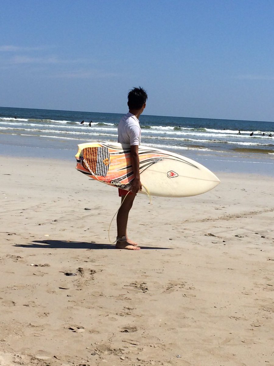 サーフィン男子