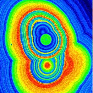 and this: (EPMA map of U counts in hyalite opal from Zacatecas, Mexico)